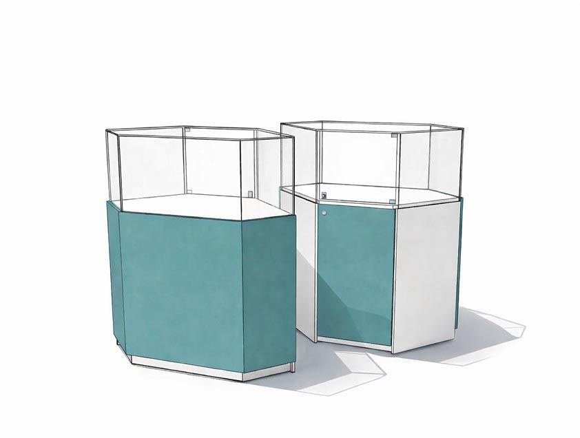 Витрина для островка ОТК-7