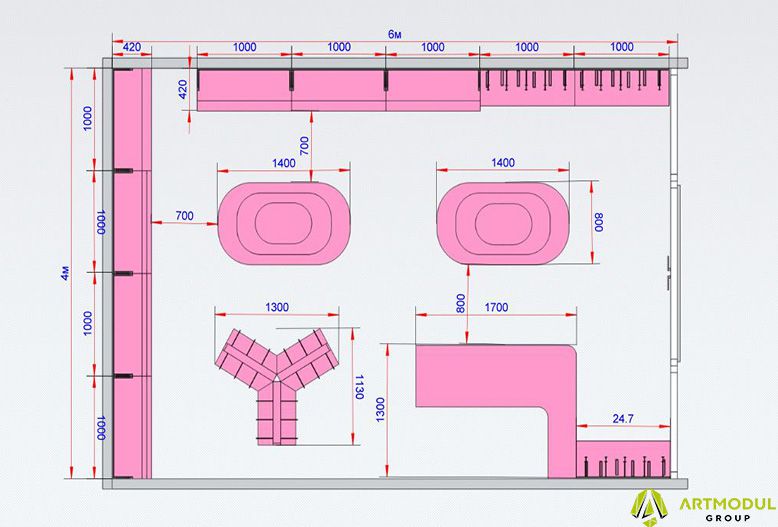 Чертеж - Магазин