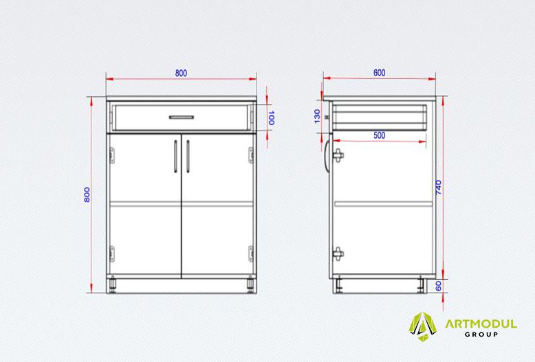 Креслення -Стелаж МСМ-3