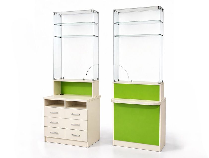 Прикассовый прилавок для аптеки АШК-3