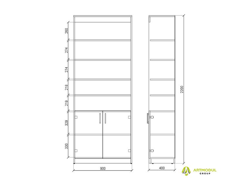 Креслення -Шафа аптечна АШР-9