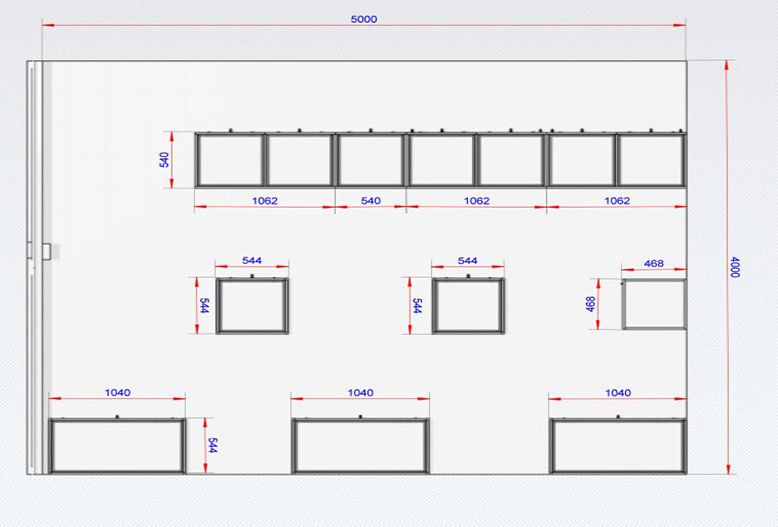 Чертеж - Комплект для ювелирного магазина 