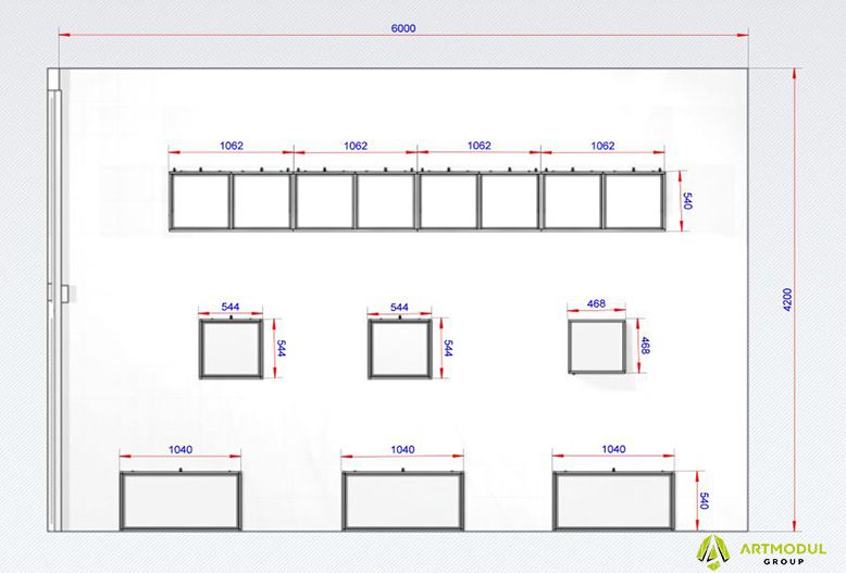Чертеж - Комплект для ювелирного магазина 