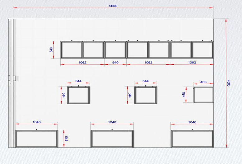 Креслення -Ювелірний магазин Айва А-1