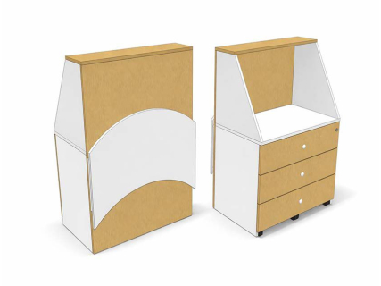 Вітрина для островка ЛТК-4