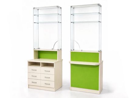 Прикасовий прилавок для аптеки АШК-3